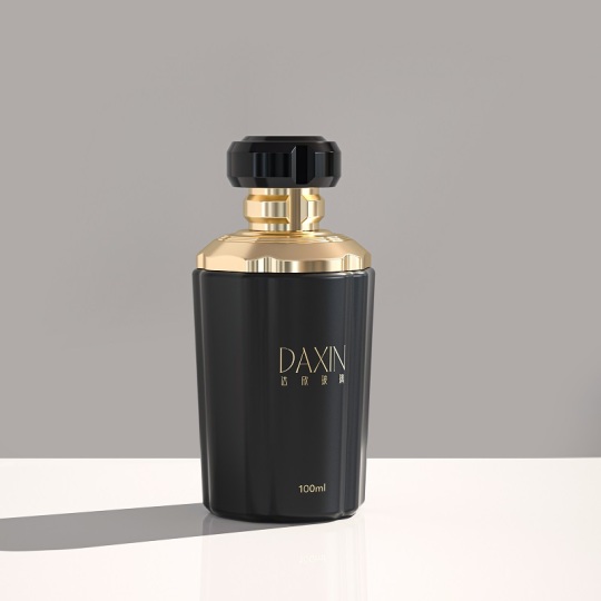 Bottiglia di profumo personalizzata da 100 ml Nuova bottiglia di profumo nera di lusso per uomo e donna