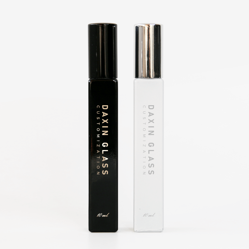 Wiederverwendbare, transparente 10-ml-Mini-Parfümzerstäuber aus Glas