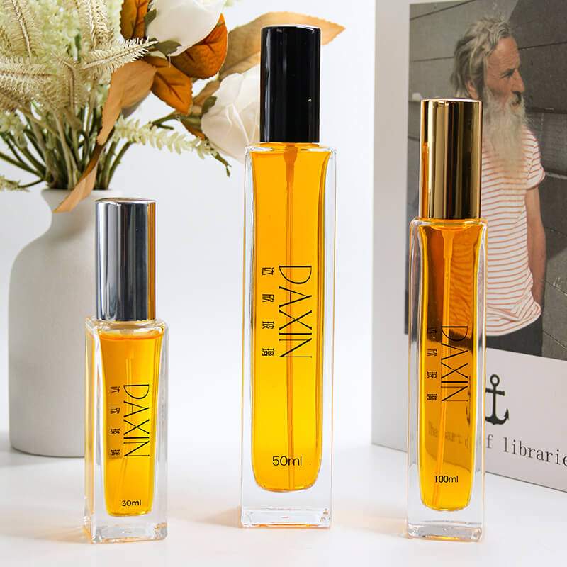 Großhandelspreis: Leere Parfümzerstäuber-Glasflasche mit 18-mm-Schraubverschluss, 30 ml, 50 ml, 100 ml