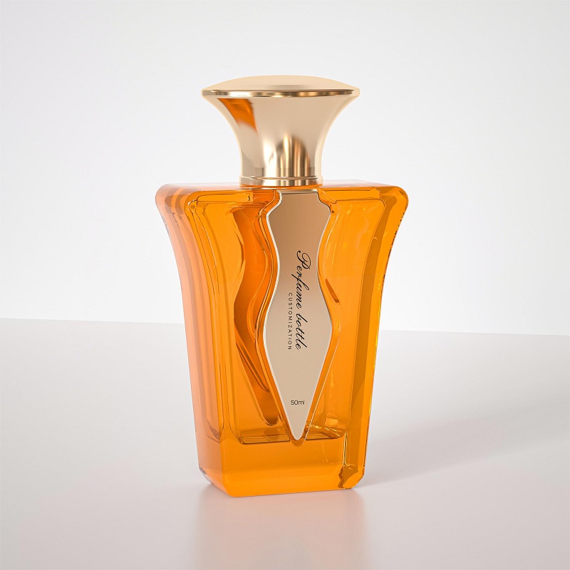 Flacon vaporisateur de parfum vide de 50 ml, design personnalisé Daxin, avec bouchon en zamac