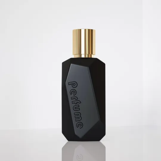 Botella de perfume vacía de lujo de diseño Botella de perfume de 50 ml con paquete