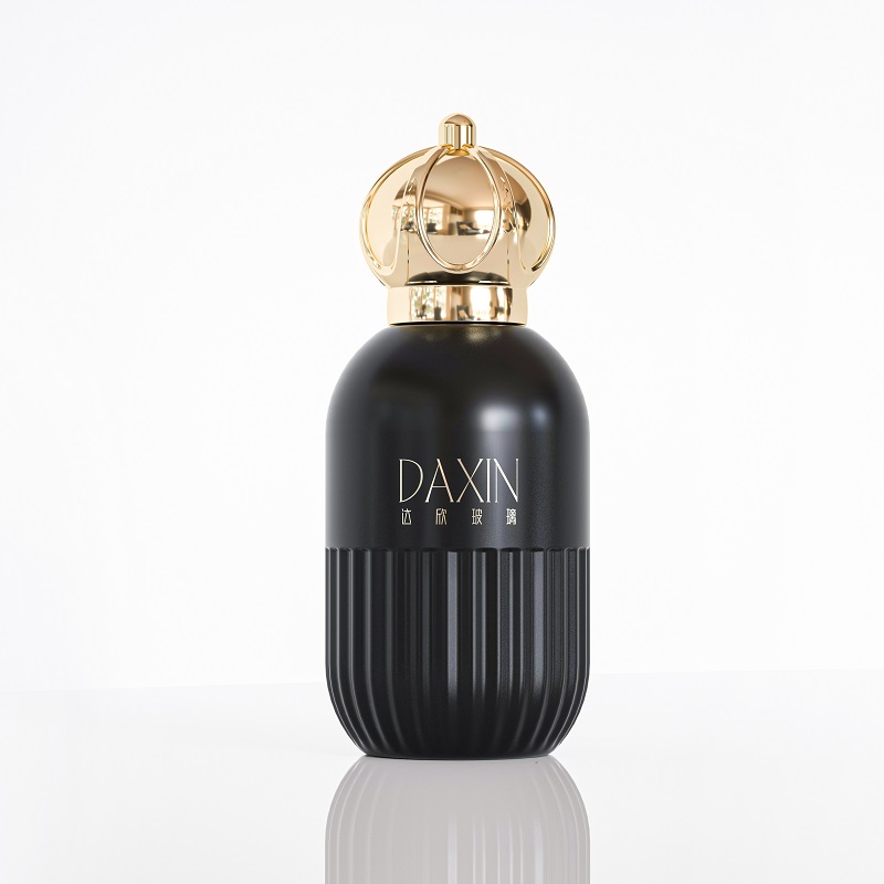 Spray Round Luxury Perfume Cylinder Glass Bottles