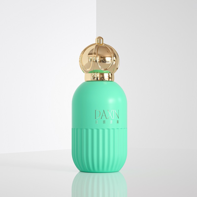 Spray Round Luxury Perfume Cylinder Glass Bottles