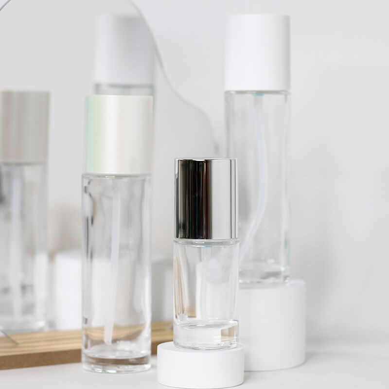 Botol Serum Kaca Mewah 30ml Botol Pompa Serum 100ml Botol Serum Minyak