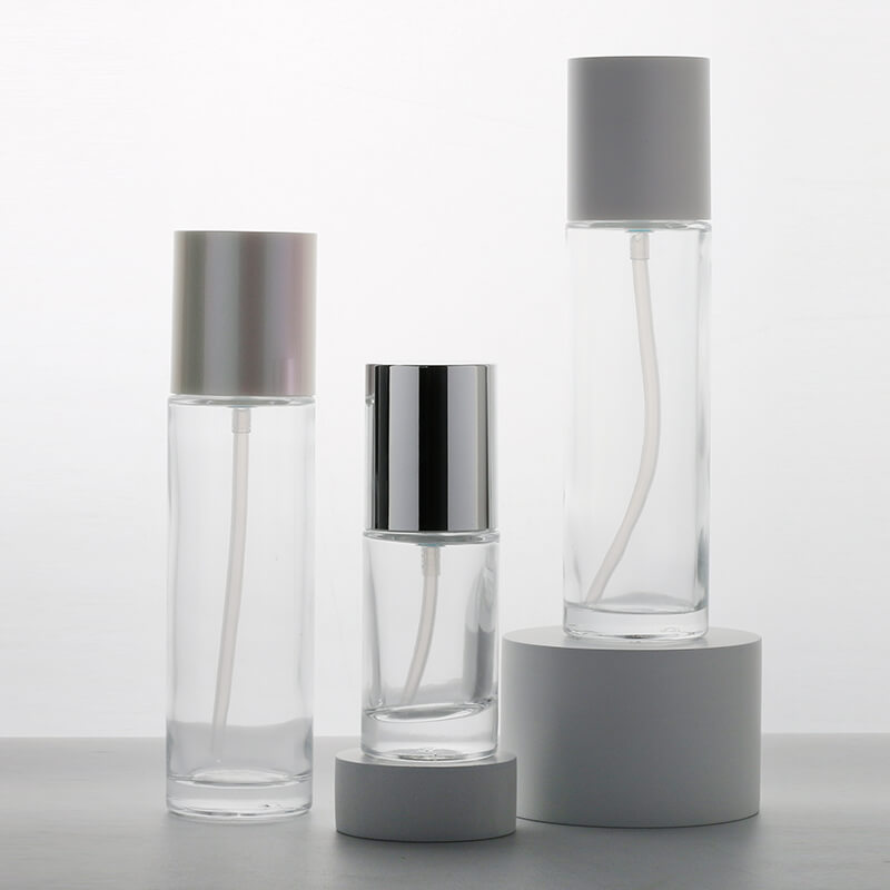 Botol Serum Kaca Mewah 30ml Botol Pompa Serum 100ml Botol Serum Minyak