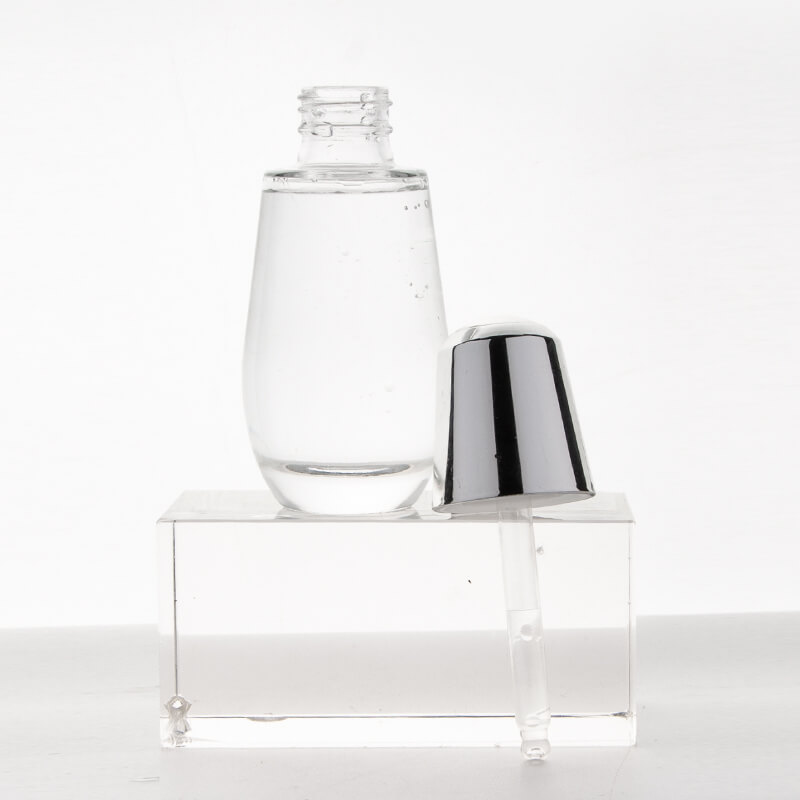 30ml Glass Cosmetic Serum Dropper Bottle