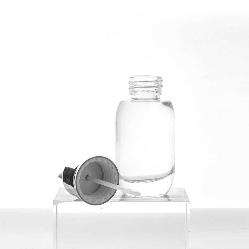 Kemasan Perawatan Kulit 50ml, Kosmetik Wajah, Botol Kaca dengan Stik Spatula