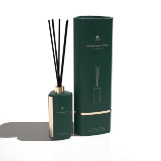 Botol Pengharum Botol Aromaterapi Kaca Isi Ulang Kosong dengan Stik Serat