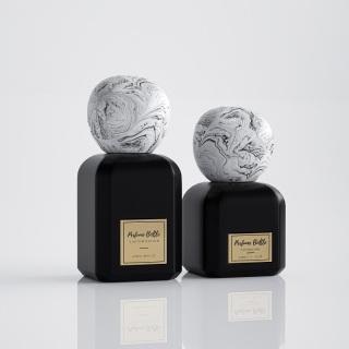 Men Arabic Bottles Glass Square 30ml 50ml Empty Perfume Bottle Packaging