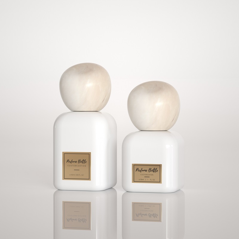 Arabische Herren-Parfümflaschen aus Glas, quadratisch, 30 ml/50 ml, leere Verpackung