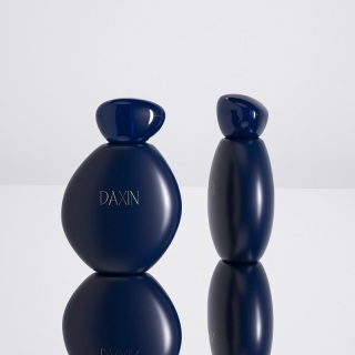 Flacone di profumo in vetro rotondo unico, vuoto di lusso, da 30 ml, 50 ml, 100 ml