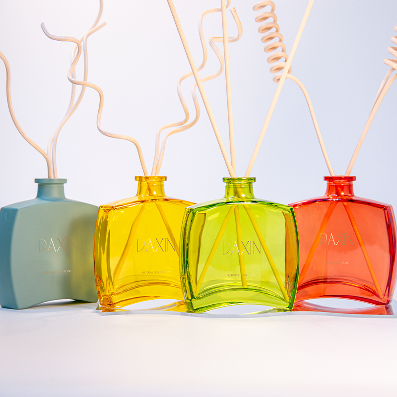 Botol Diffuser Kaca Pengharum Ruangan 100 ml, Botol Diffuser Isi Ulang untuk Rumah