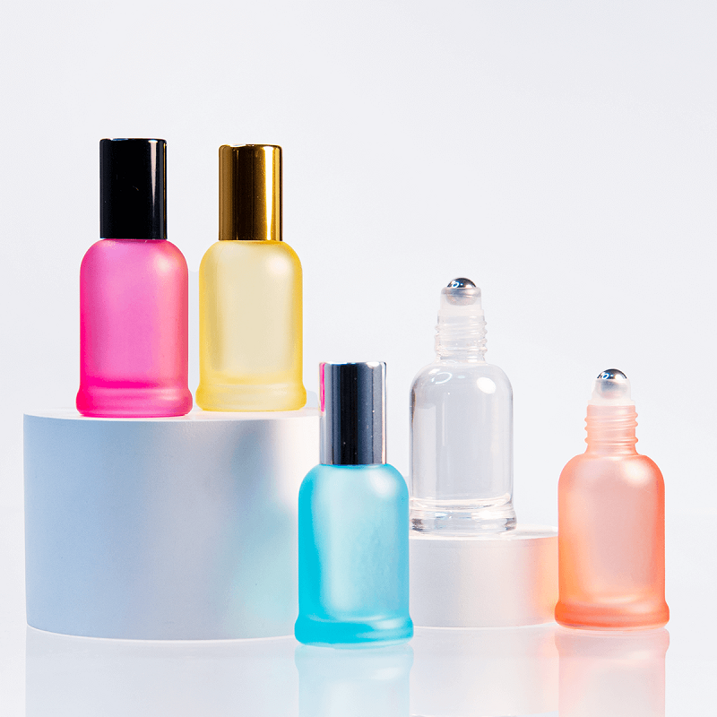 10 ml Kosmetikflasche aus Glas, leer, Roll-on-Flasche für Parfüm und ätherische Öle