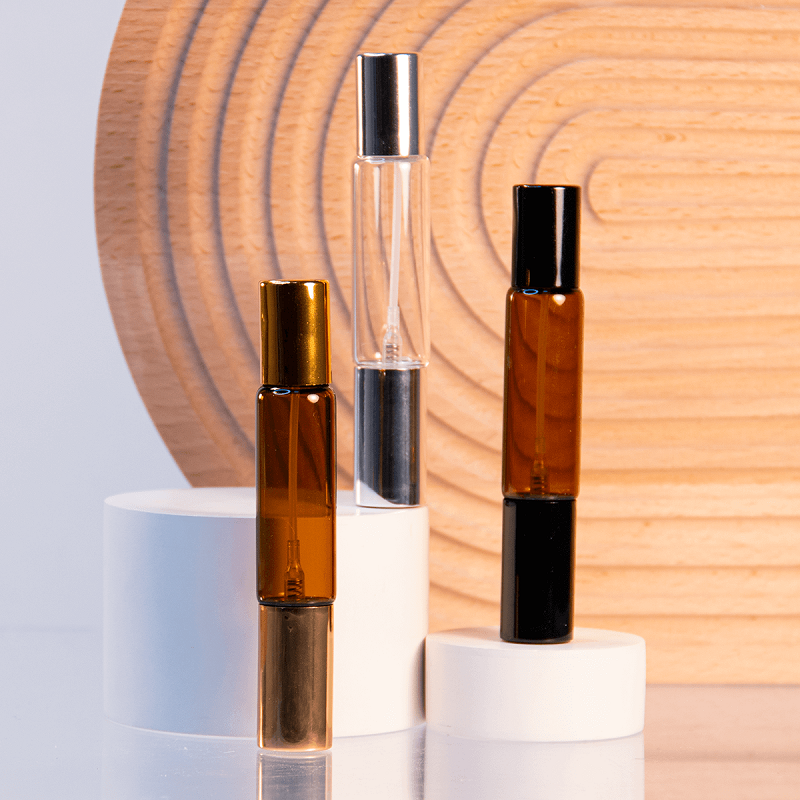 بخاخ عطر صغير فارغ برأسين سعة 10 مل