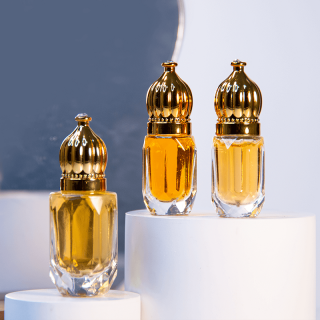 Rotolo di vetro vuoto su bottiglia Attar dalla forma nuova da 3 ml 6 ml 10 ml