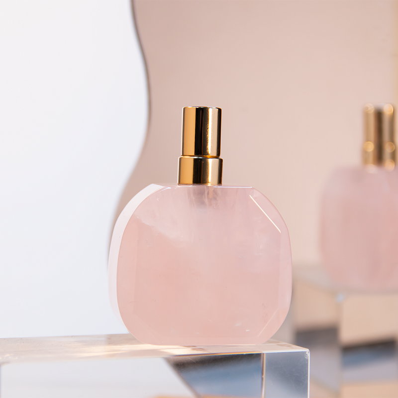 Botol Parfum Mewah Batu Permata Mini Semula Jadi Botol Kristal