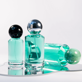 Portable Empty Luxury Glass Atomizer Perfume Bottles 30ml 50ml 100ml