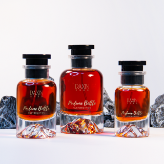 Luxury Perfume Bottle 30ml Cylinder Glass Perfume Bottle 50ml