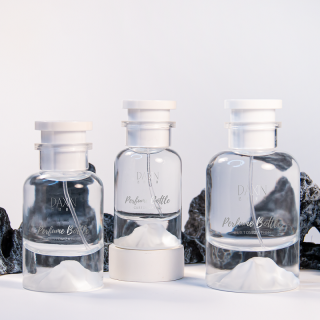 Empty Perfume Bottle White Color 30ml Baby Perfume Bottles 50ml 100ml