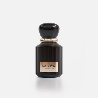 Flaconi di profumo vuoti satinati colorati di lusso da 50 ml