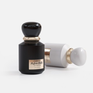Flaconi di profumo vuoti satinati colorati di lusso da 50 ml
