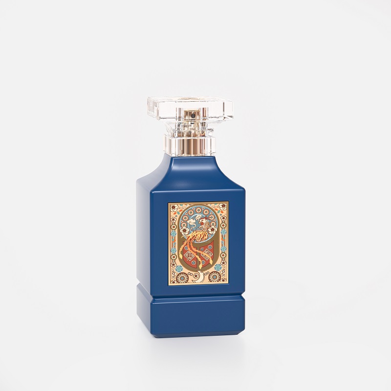 Desain Botol Parfum Kaca Buram dengan Gradasi Warna 30ml, 50ml, 100ml