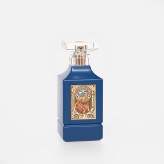 Desain Botol Parfum Kaca Buram Warna Bertahap 30ml 50ml 100ml