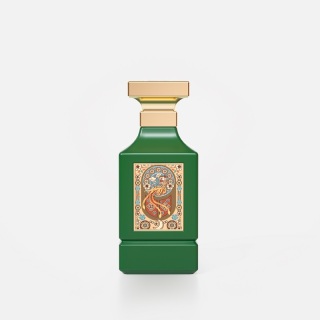 Desain Botol Parfum Kaca Buram Warna Bertahap 30ml 50ml 100ml