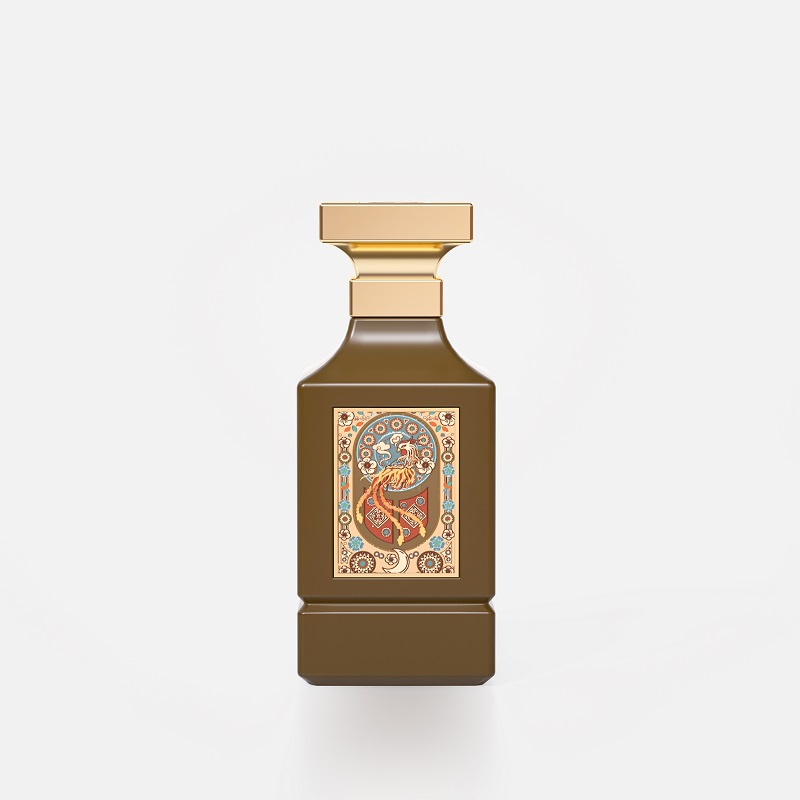 Desain Botol Parfum Kaca Buram dengan Gradasi Warna 30ml, 50ml, 100ml