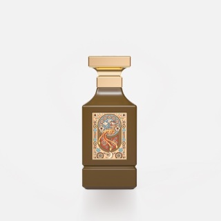 Desain Botol Parfum Kaca Buram Warna Bertahap 30ml 50ml 100ml