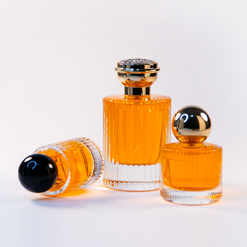 Botol Parfum Mewah Bulat Transparan 30ml 50ml 100ml