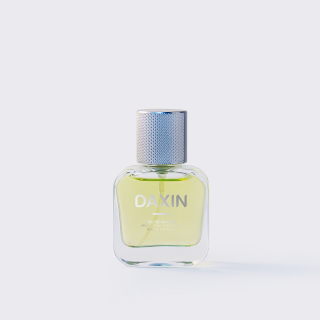 Flacone di profumo quadrato curvo da 30 ml e 100 ml