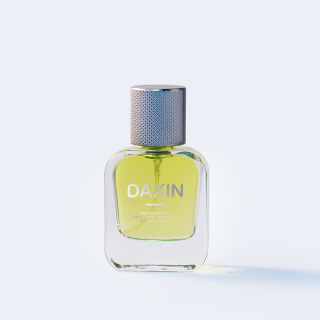 Flacone di profumo quadrato curvo da 30 ml e 100 ml