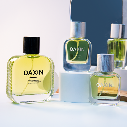 Botol Parfum Persegi Melengkung 30ml 100ml