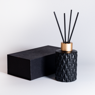 Moderni flaconi diffusori in vetro nero da 120 ml e bianco da 170 ml, flaconi vuoti per profumo