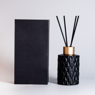 Moderni flaconi diffusori in vetro nero da 120 ml e bianco da 170 ml, flaconi vuoti per profumo