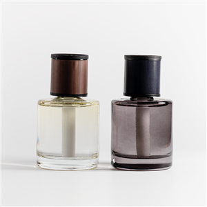 High Quality Gloss Grey Glass Diffuser Bottle 140ml Clear Diffuser Custom logo Elegant Glass Bottle