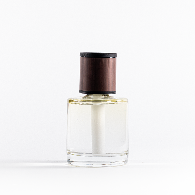 Botol Diffuser Kaca Abu-abu Mengkilap Berkualitas Tinggi 140ml Diffuser Bening dengan Logo Kustom Botol Kaca Elegan