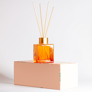 Luxury 60ml 100ml Empty Glass Reed Diffuser Bottle with Screw Cap