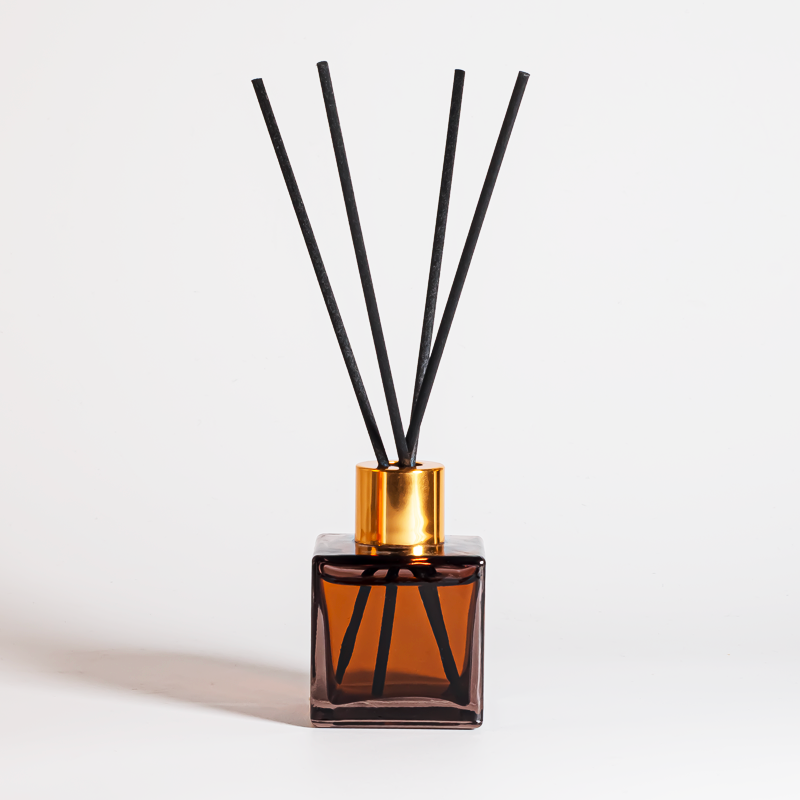 Botol Diffuser Reed Kaca Kosong Mewah 60ml 100ml dengan Tutup Ulir