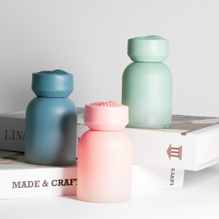 Luxury Vintage 140ml Glass Colorful Air Reed Freshener Diffuser Bottle