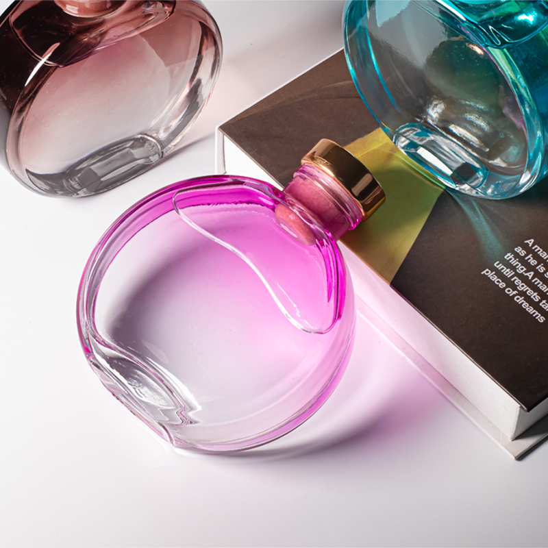 Botol Diffuser Parfum Kaca Bulat Bening Putih Mewah Kosong 150ml