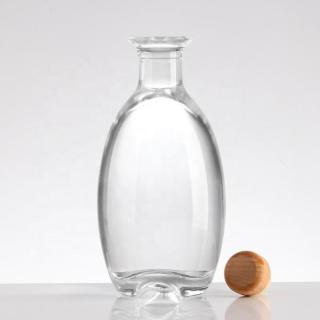 Cute Empty Round 375ml Fruit Wine Glass Liquor Bottle