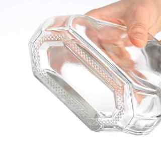 Bottiglia di vetro per whisky e liquore vuota unica a forma di zucca