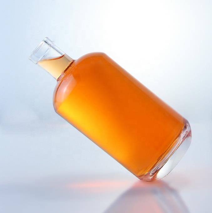 Botol Kaca Vodka Bulat Kosong 750ml dengan Gabus