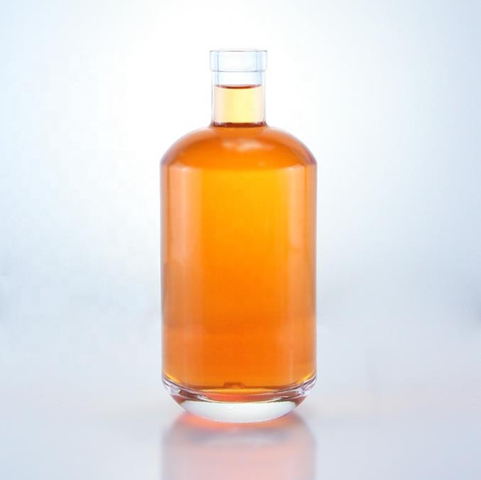 Botol Kaca Vodka Bulat Kosong 750ml dengan Gabus