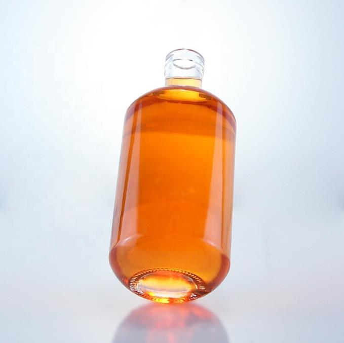 Botol Kaca Vodka Bulat Kosong 750ml dengan Gabus