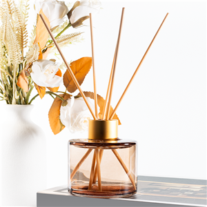 130ml Vintage Elegant Home Living Room Decorative Glass Reed Diffuser Bottle