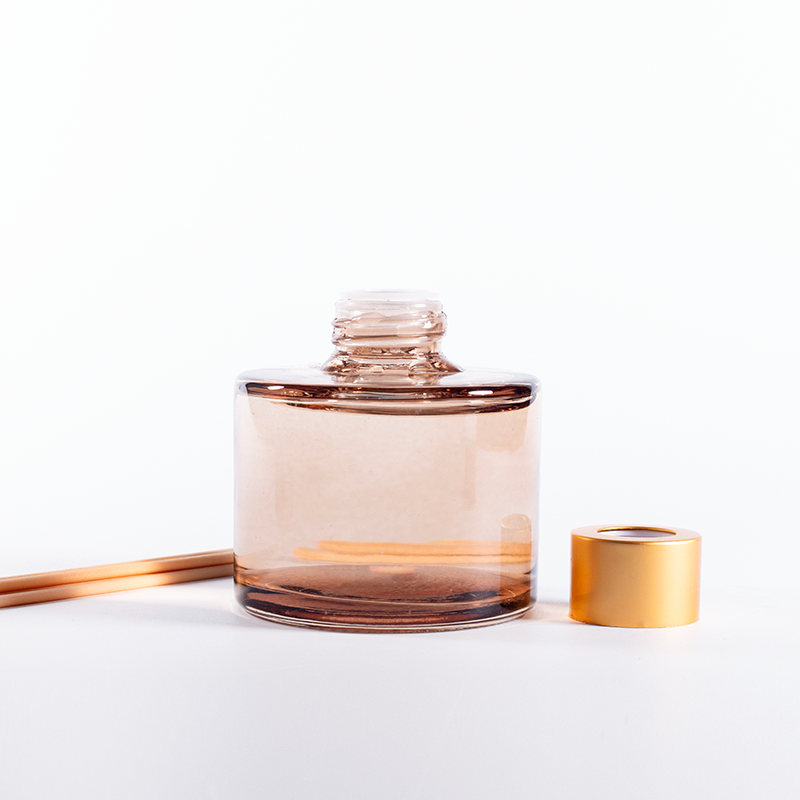 Botol Diffuser Aromaterapi Kaca Dekoratif Vintage Elegan 130ml untuk Ruang Tamu dan Rumah