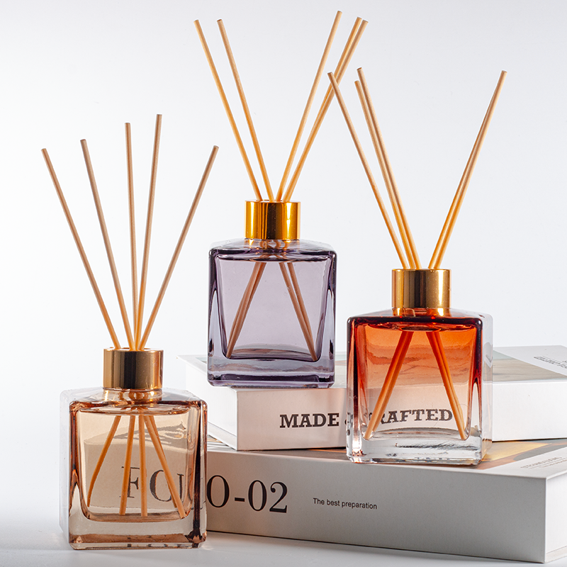 Botol Diffuser 180ml Botol Kaca Kosong Bening untuk Diffuser Minyak Esensial